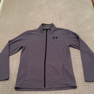 Under Armour Charcoal Full-Zip Fleece Jacket